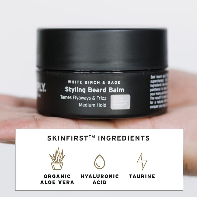 Supply Styling Beard Balm - Plant-Based Ingredients to Shape, Moisturize & Add Shine - Natural Care for a Fuller, Healthier Beard and Effortless Style Beauty & Personal Care Supply
