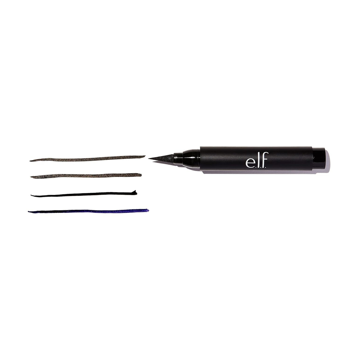 e.l.f. Intense Ink Eyeliner, Enhances The Lash Line With Rich & Long-Lasting Color, Tip For Precise Application, Vegan , Blackest Black Beauty & Personal Care e.l.f.