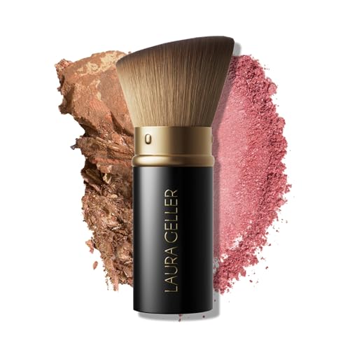 LAURA GELLER NEW YORK Cosmetic Professional Makeup Brushes - Cruelty-Free 02 Retractable Angled Kabuki Brush Beauty & Personal Care LAURA GELLER NEW YORK