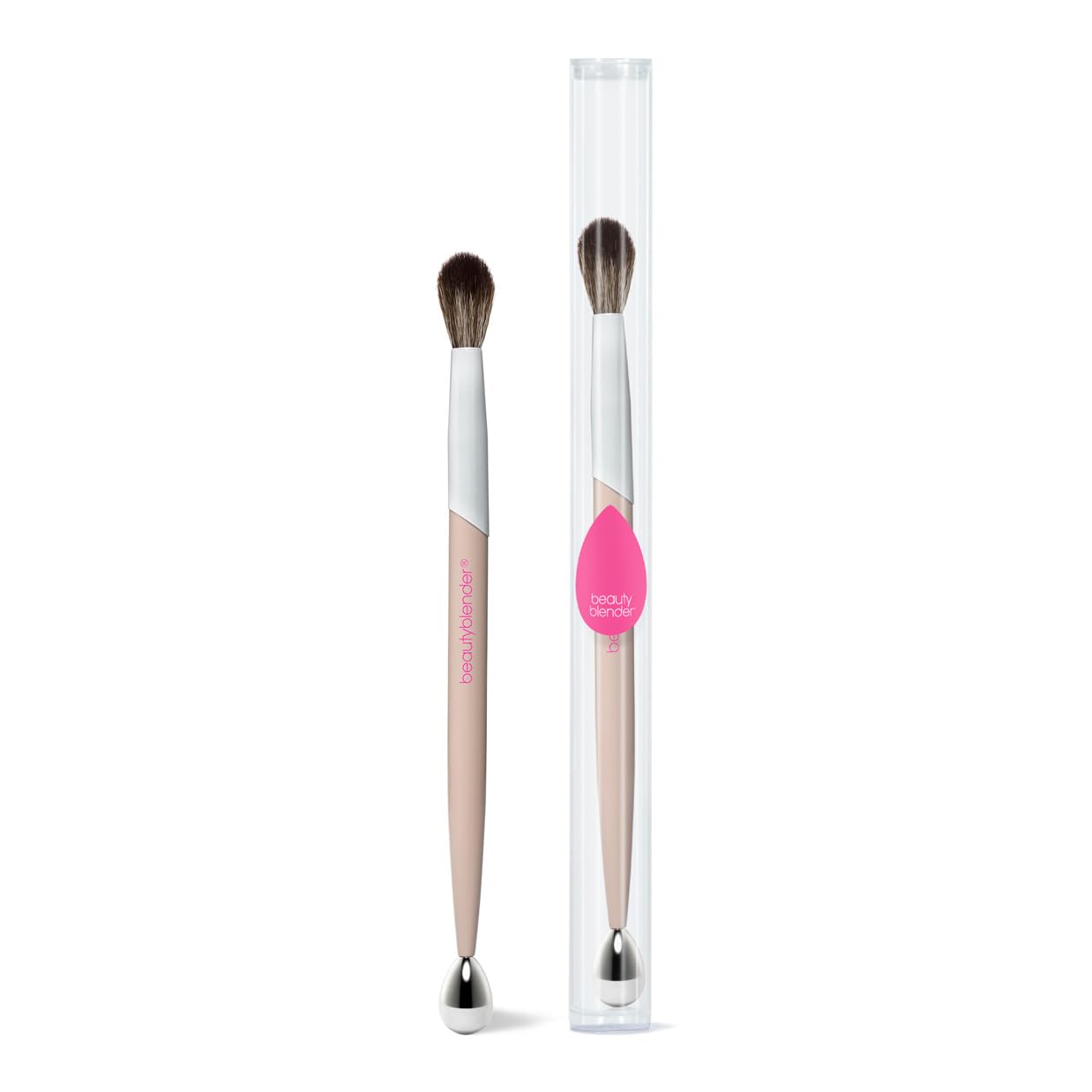 beautyblender HIGH ROLLER Crease Brush & Cooling Roller Makeup Brush for Eyeshadow Vegan, Cruelty Free and Made in the USA Beauty & Personal Care beautyblender