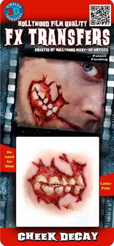 Tinsley Transfers Cheek Decay, Flesh/Multi, One Size Beauty & Personal Care Epic Armoury