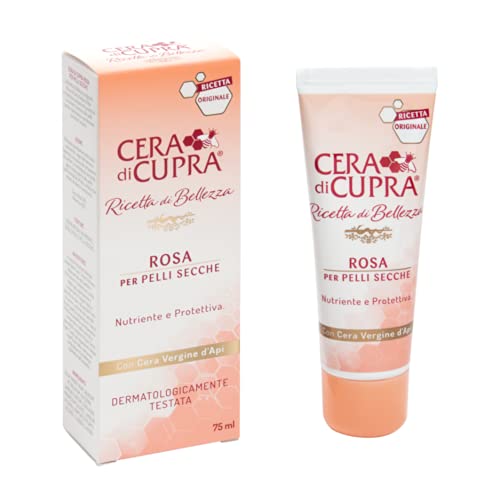 Cera di Cupra"Rosa per Pelli Secche" Cream for Dry Skin, Anti-age Formula - 2.5 Fluid Ounces (75ml) Tube [ Italian Import ] Beauty & Personal Care CERA DI CUPRA