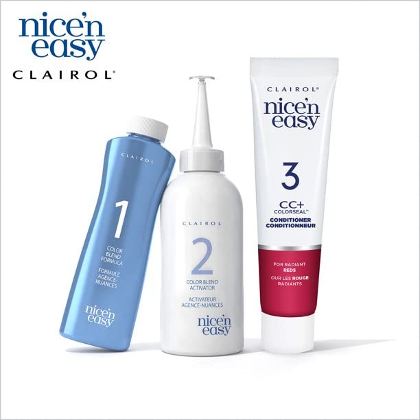 Clairol Nice'n Easy Liquid Permanent Hair Dye, 7 Dark Blonde Hair Color, Pack of 3 Beauty & Personal Care Clairol