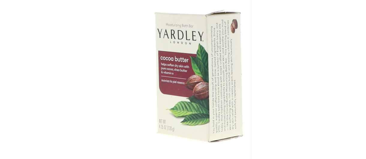 Yardley Moisturizing Bar Cocoa Butter 4.0 oz (Pack of 4) Beauty & Personal Care Yardley