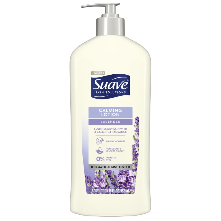 Suave Body Lotion, Lavender Calming 18 oz Beauty & Personal Care Suave