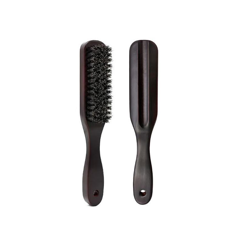 Ipetboom Pig Bristle Hair Brush for Men Double Sided Bristle Brush for Beard Cleaning and Stylingrooming Beauty and Personal Care Ipetboom