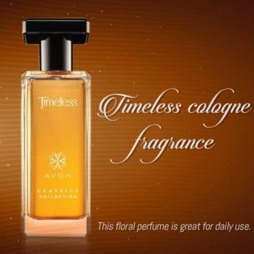 AVON Classics Timeless Cologne Spray 1.7 fl. oz, Pack of 2 Perfume for Women - Soft Floral Clean Scent Perfume with Jasmine, Cardamom & Patchouli Beauty & Personal Care AVON