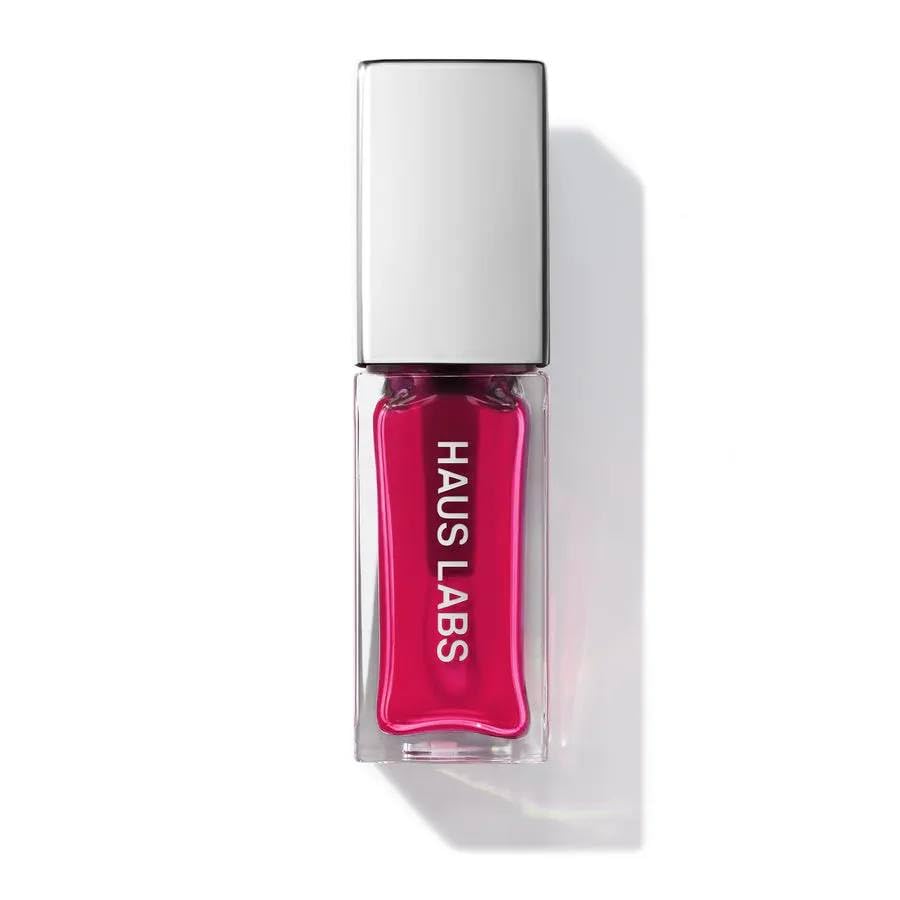 HAUS LABS BY LADY GAGA PhD Hybrid Lip Oil - Primary (Sheer Cherry) & ENTEL Aloe vera Sheet Masque (BONUS)