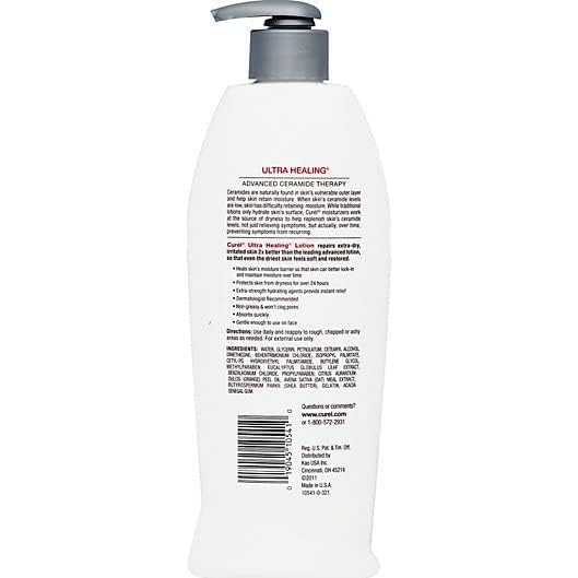 Curel Ultra Healing Lotion For Extra Dry Skin 13 oz (Pack of 2) Beauty & Personal Care Curel