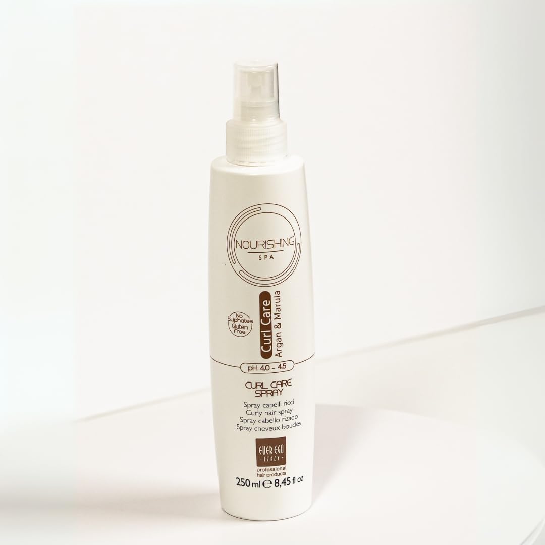 Ever Ego Curl Care Argan & Marula Spray 8.45oz Beauty & Personal Care Ever Ego Italy