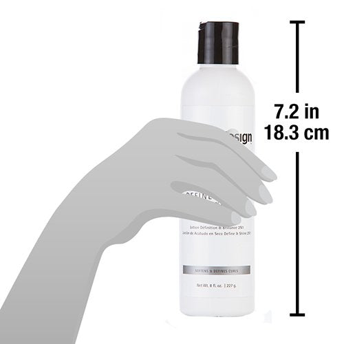 Design Essentials Define & Shine 2-N-1 Dry Finishing Lotion, for Frizzy and Curling Hair, 8 Ounce Beauty & Personal Care Design Essentials