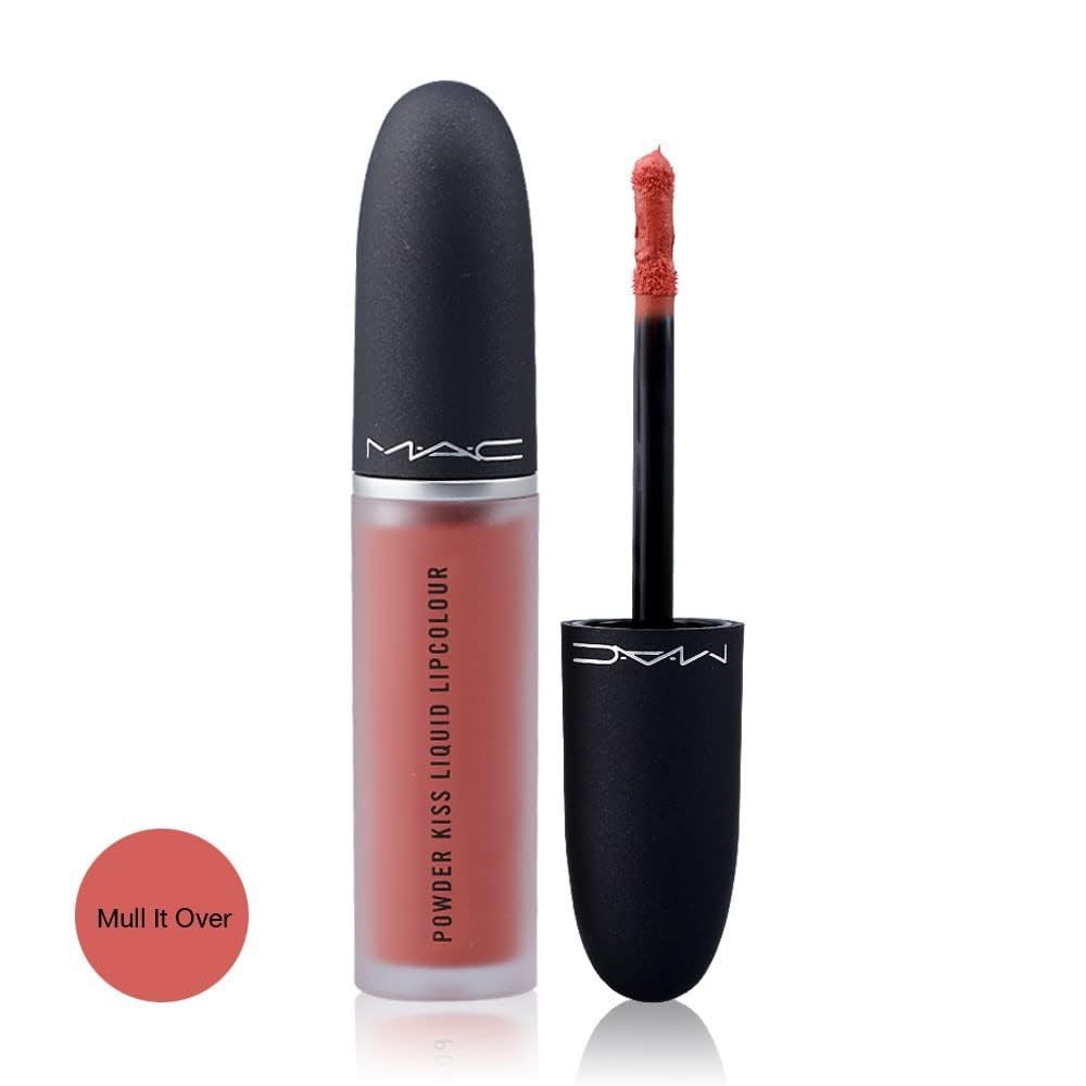 Powder Kiss Liquid Lipcolor - 989 Mull It Over by MAC for Women - 0.17 oz Lipstick Beauty & Personal Care MAC
