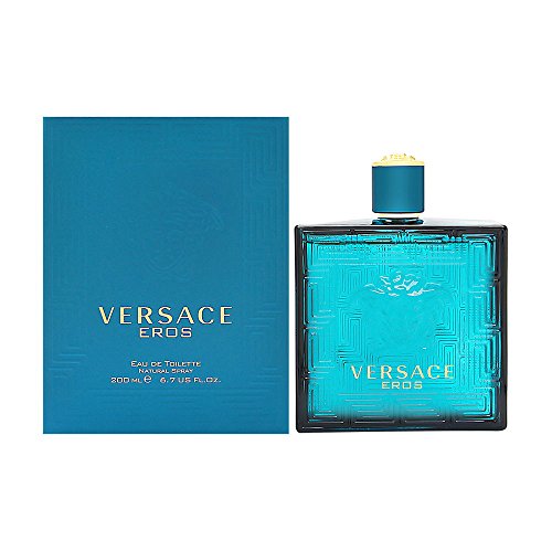 Eros by Versace Eau De Toilette Spray 6.7 oz for Men - 100% Authentic Beauty & Personal Care Versace