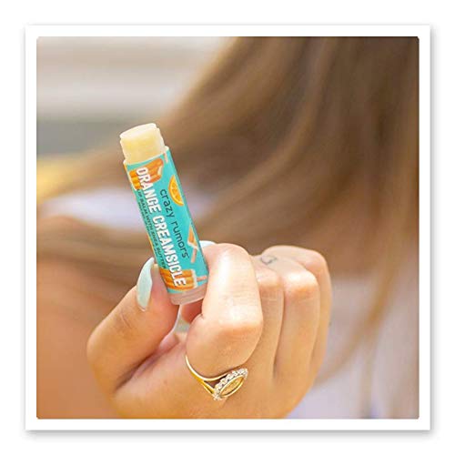 Crazy Rumors Orange Creamsicle Lip Balm. 100% Natural, Vegan, Plant-Based, Made in USA (1-Pack) Beauty & Personal Care Crazy Rumors