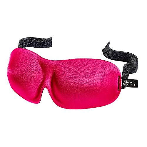 Bucky 40 Blinks No Pressure Solid Eye Mask for Sleep & Travel, Magenta, One Size Beauty & Personal Care Bucky