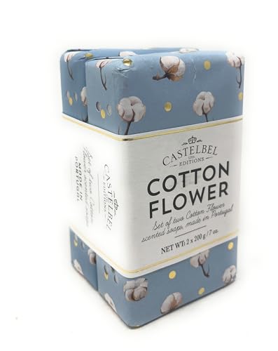 Castelbel 2 Set - Cotton Flower Scented Soaps Beauty & Personal Care Castelbel