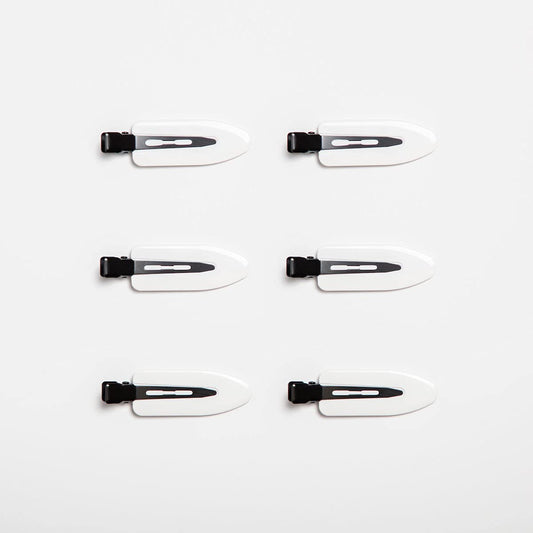 Creaseless No Bend Hair Clips (White/Black) Beauty & Personal Care Truhair