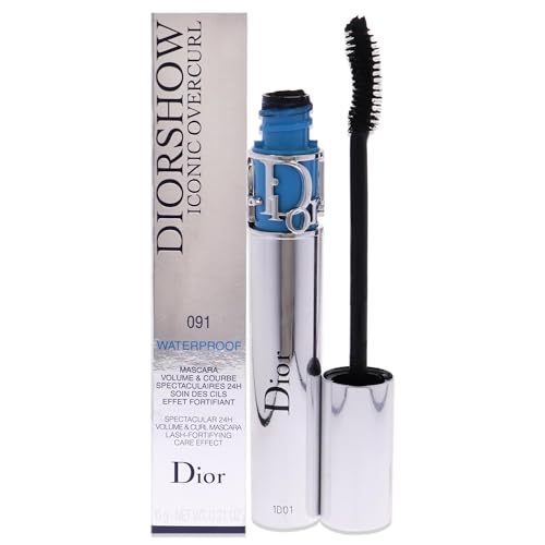 Dior Diorshow Iconic Overcurl Waterproof Mascara Spectacular 24H (091) Black, 0.21 Ounce Beauty & Personal Care Dior