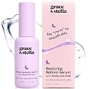 grace & stella Retinol Serum for Face with Hyaluronic Acid (50ml/1.7 fl oz) - Restoring Retinol Hyaluronic Acid Serum for Face to Reduce Fine Lines Beauty & Personal Care grace & stella