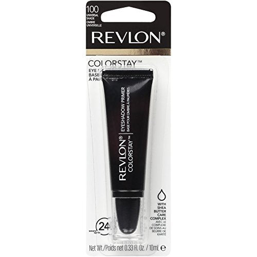 Revlon Eyeshadow Primer, ColorStay 24 Hour Eye Primer, Longwearing & Non-Drying Formula Infused wiith Shea Butter, 100 Universal, 0.33 Oz Beauty & Personal Care REVLON