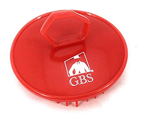 G.B.S Soft Scalp Massage Brush and Styling Comb for All Purpose for Women and Men, Red, Pack of 6