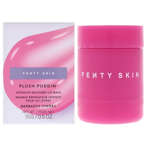 Plush Puddin Intensive Recovery Lip Mask - Barbados Cherry by Fenty Beauty for Women - 0.5 oz Lip Mask Beauty & Personal Care FENTY BEAUTY