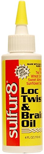 Sulfur8 Loc, Twist & Braid Oil, 4 oz (Pack of 4)