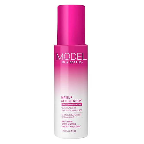 Model in a Bottle, Makeup Primer Original Setting Spray, Smooth, Matte Finish Finishing Spray, All Skin Types, 3.4 oz - 1 Pack Beauty & Personal Care Model in a Bottle