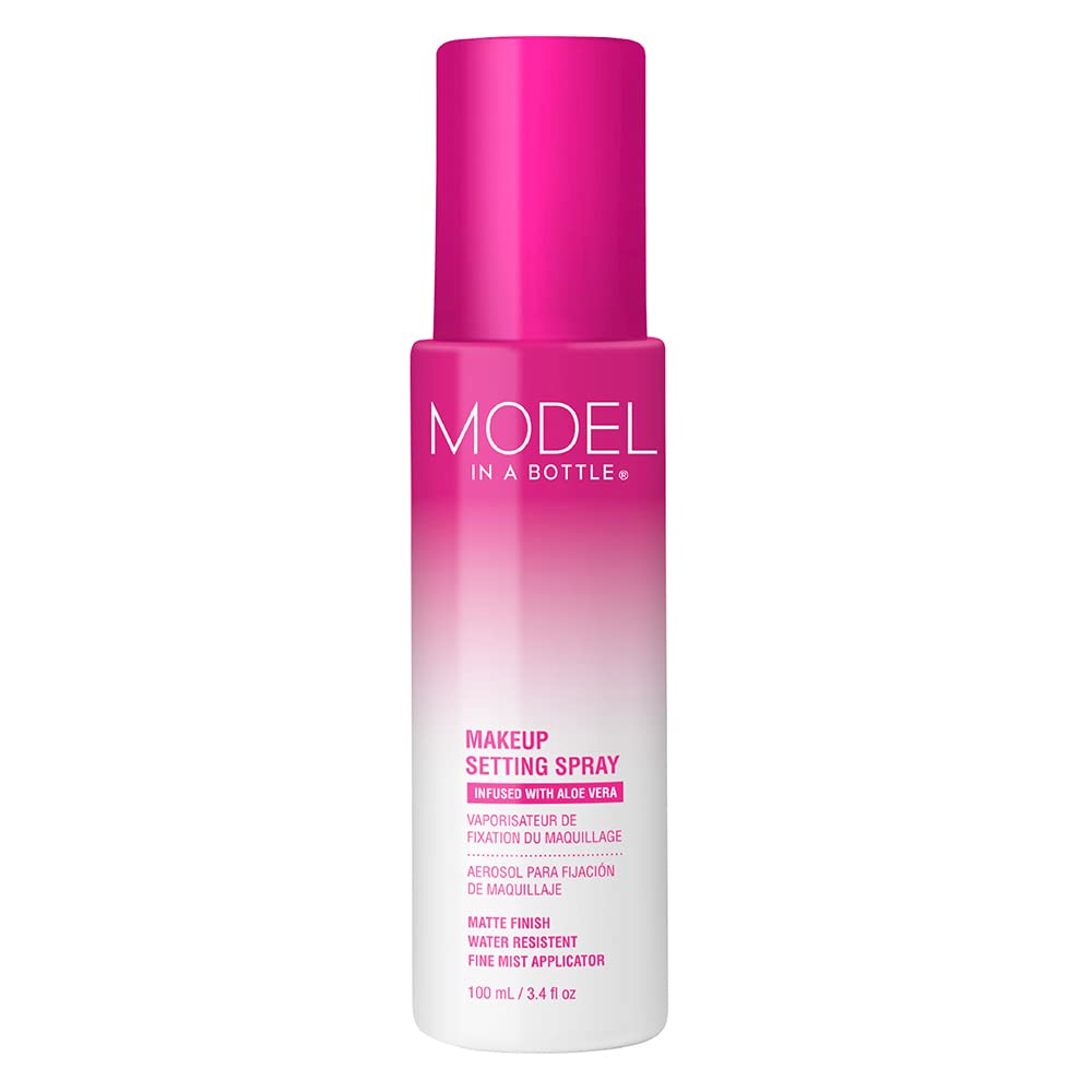 Model in a Bottle, Makeup Primer Original Setting Spray, Smooth, Matte Finish Finishing Spray, All Skin Types, 3.4 oz - 1 Pack Beauty & Personal Care Model in a Bottle