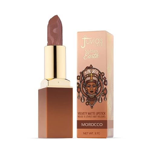 Juvia's Place Nubian Earth Matte Lipstick Morocco - Hydrating, Long-lasting, Richly Pigmented Lip Makeup, Creamy Lipstick with Matte Finish, Beauty & Beauty & Personal Care Juvia's Place