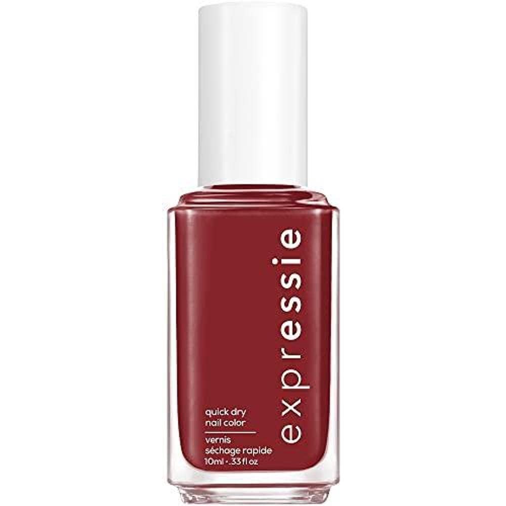 Essie expressie, Quick-Dry Nail Polish, 8-Free Vegan, Wine Red, Notifications On, 0.33 fl oz Beauty & Personal Care essie