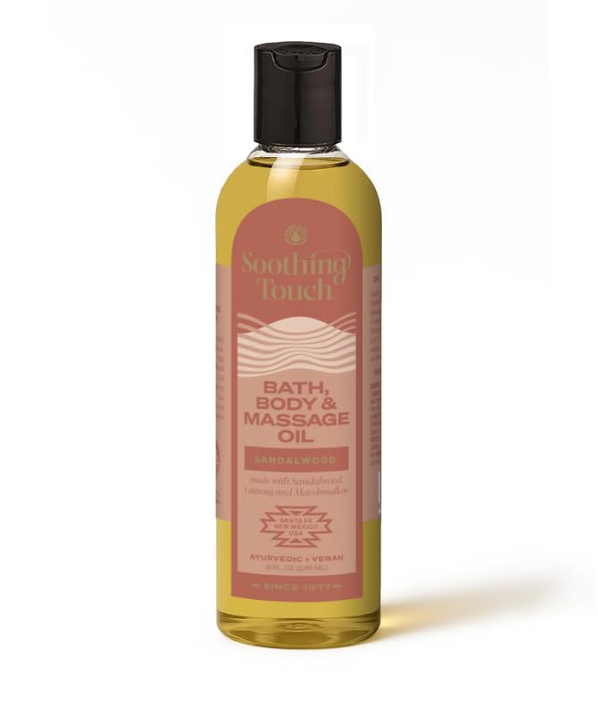 Soothing Touch, Bath Body Massage Oil Sandalwood, 8 Ounce8 Beauty & Personal Care CMAINZE