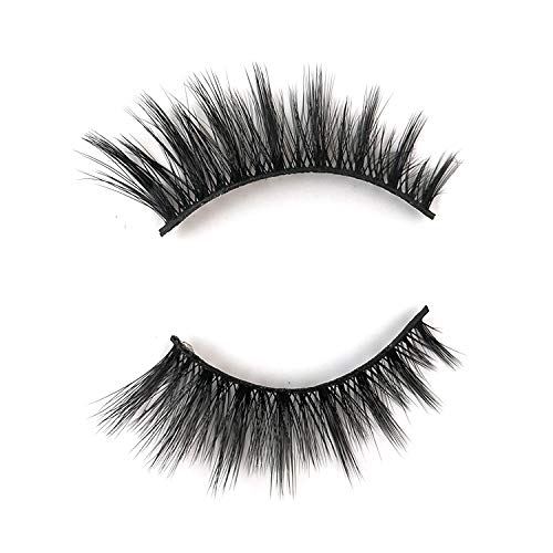 EDA LUXURY BEAUTY JAZZY 3D Faux Mink False Lashes | Full Dramatic Volume | Extra Long Length | Eyelash Extensions | Intense Layered Spiky Cat Eye Beauty & Personal Care EDA LUXURY BEAUTY