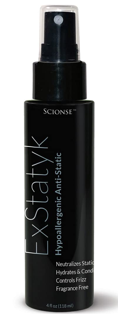ExStatyk - Anti Static Hypoallergenic Spray, Anti- Frizz, Fragrance Free, unscented Beauty & Personal Care SCIONSE