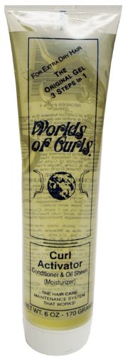 Worlds Of Curls Curl Activator Gel for Extra Dry Hair, 6 Oz Beauty & Personal Care Worlds Of Curls