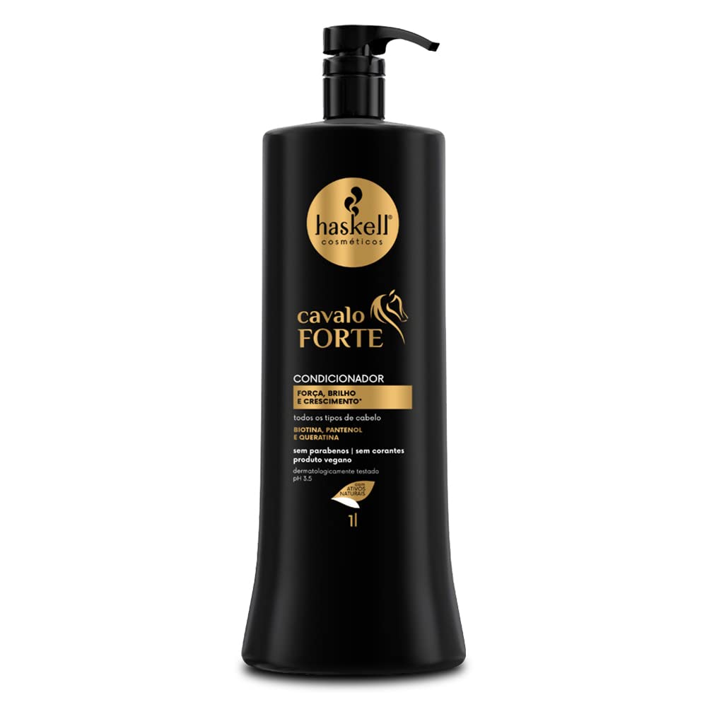 Haskell Kit Cavalo Forte Shampoo + Conditioner + Mask + Leave-in + Serum Beauty & Personal Care Haskell