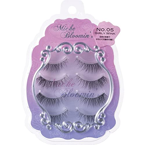 Miche Bloomin' 3D Eyelashes No. 05 Girly Wink 4 Pairs Beauty & Personal Care Miche Bloomin