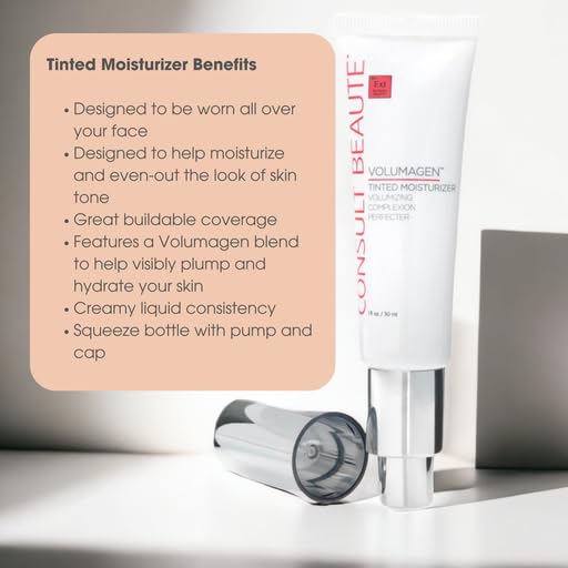 Consult Beaute Volumagen Tinted Moisturizer - Medium-to-Full Coverage - Makeup for Face - Buildable Coverage -1 fl.oz. - Dark shade Beauty & Personal Care Consult Beaute