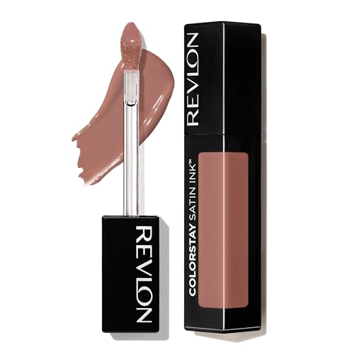 Revlon ColorStay Satin Ink Liquid Lipstick, Longwear Rich Lip Colors, Formulated with Black Currant Seed Oil, 001 Your Go-To, 0.17 fl oz Beauty & Personal Care REVLON