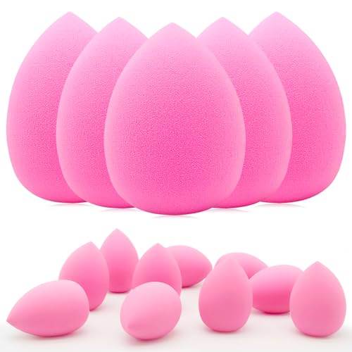 12 Pieces Professional Makeup Sponge Set,Latex Free Flawless Soft Setting Face Puffs,Beauty Sponge Blender Cosmetic Applicator Beauty & Personal Care Scartink