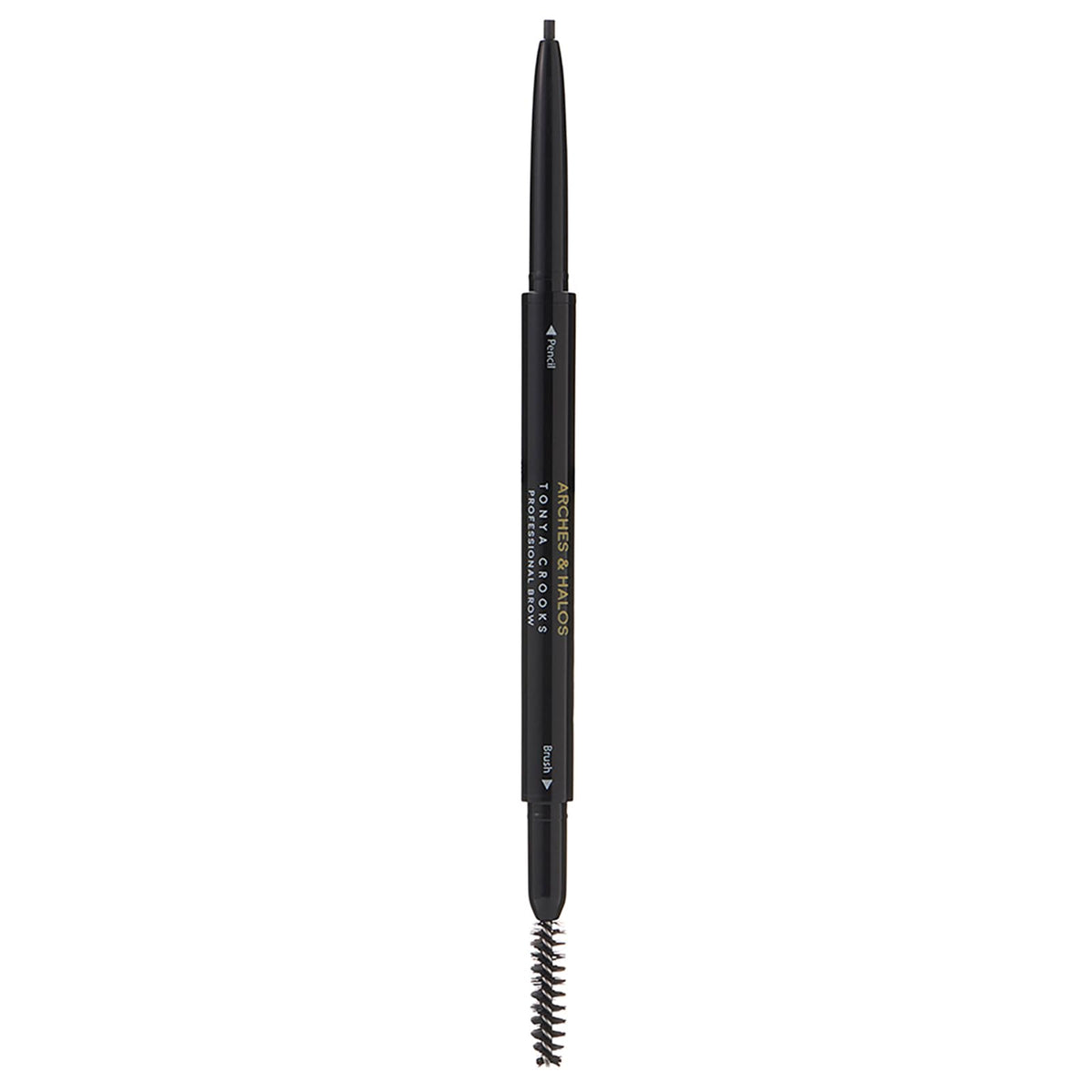 Arches & Halos Micro Defining Brow Pencil - For a Fuller and More Defined Brow- Dual Ended Pencil with Brush - Vegan and Cruelty Free Makeup -