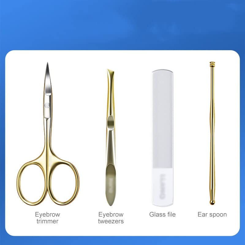 ngddf2haa Tool 4 in 1 Personal Care Set Stainless Steel Makeup Tools Ear Spoon Professional Eyebrow Care Beauty and Personal Care ngddf2haa
