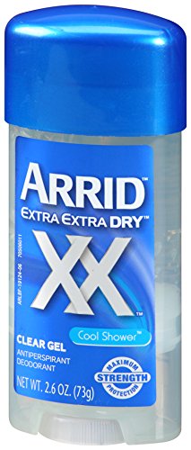 Arrid Extra Dry Cool Shower Clear Gel Antiperspirant and Deodorant, 2.6 Ounce Beauty & Personal Care Arrid