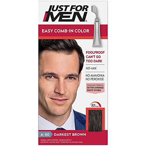Just For Men Autostop Color #A-50 Darkest Brown (Pack of 2) Beauty & Personal Care Just for Men
