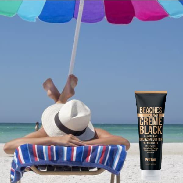 Beaches & Crème Black Butter DHA & Tyrosine 8.5oz Beauty & Personal Care Pro Tan
