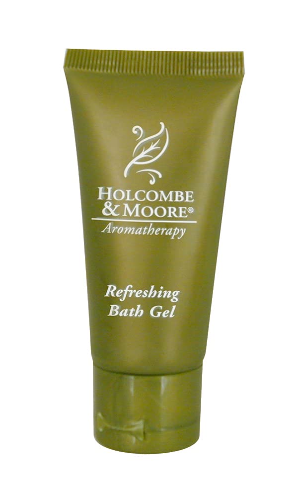 Holcombe & Moore Aromatherapy Refreshing Bath Gel 1.1 oz Tube (Case of 200) Beauty & Personal Care Holcombe & Moore