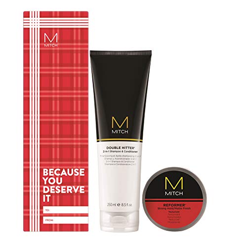Paul Mitchell Mitch Strong Style Men's Gift Set with Double Hitter Shampoo and Reformer Paste Beauty & Personal Care MITCH