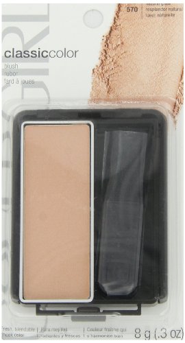CoverGirl Classic Color Blush, Natural Glow [570], 0.3 oz (Pack of 2) Beauty & Personal Care COVERGIRL