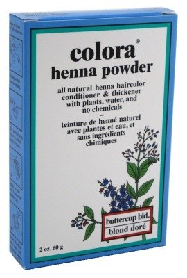 Colora Henna Powder Hair Color Butter-Cup Blonde 2oz (6 Pack) Beauty & Personal Care Colora Henna