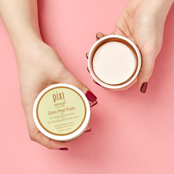 Pixi Beauty Glow Peel Pads | Exfoliating Treatment Contains 20% Glycolic Acid | Reveal Glowing Complexion | 60 Pads Beauty & Personal Care Pixi